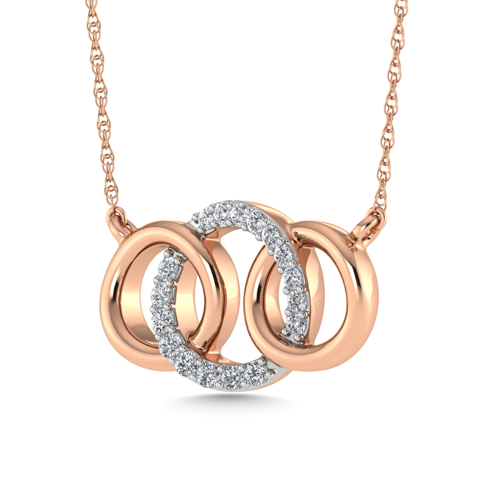 Buy Interlinked Love Infinity Diamond Necklace Online | CaratLane
