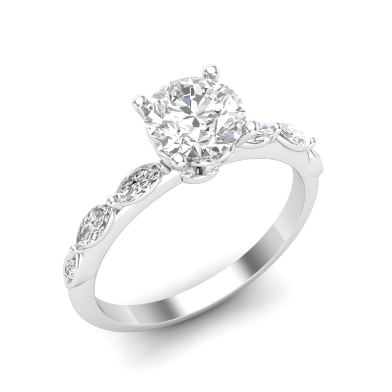 Engagement Ring - Center Stone Not Included