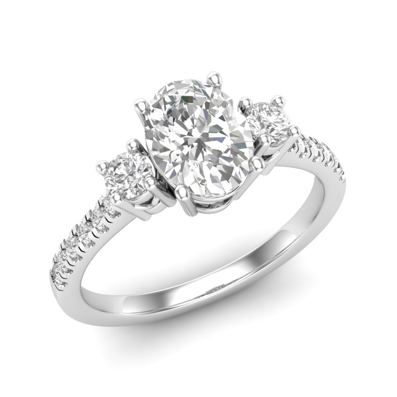 Engagement Ring Center Stone Not Included