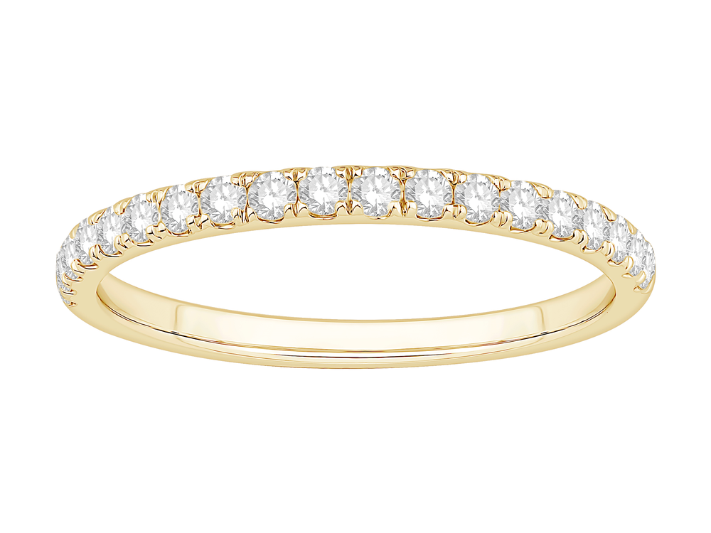 1/3CTTW 14KT YG WEDDING BAND - LAB GROWN DIAMONDS