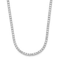 14kw Lab Grown Diamond VS/SI FGH Tennis Necklace