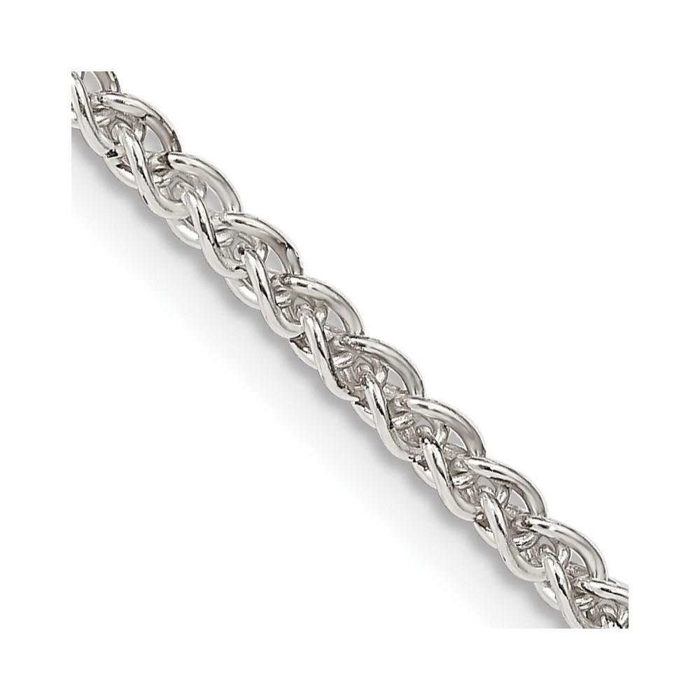 Sterling Silver 2.5mm Round Spiga Chain - Unclaimed Diamonds