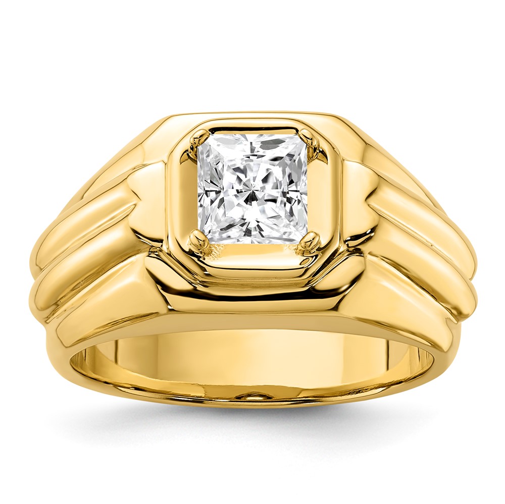 10K Certified Lab Grown Diamond Men's Ring