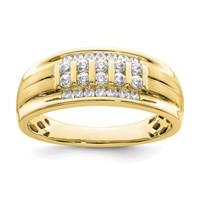10K Lab Grown Diamond VS/SI GH, Men's Ring