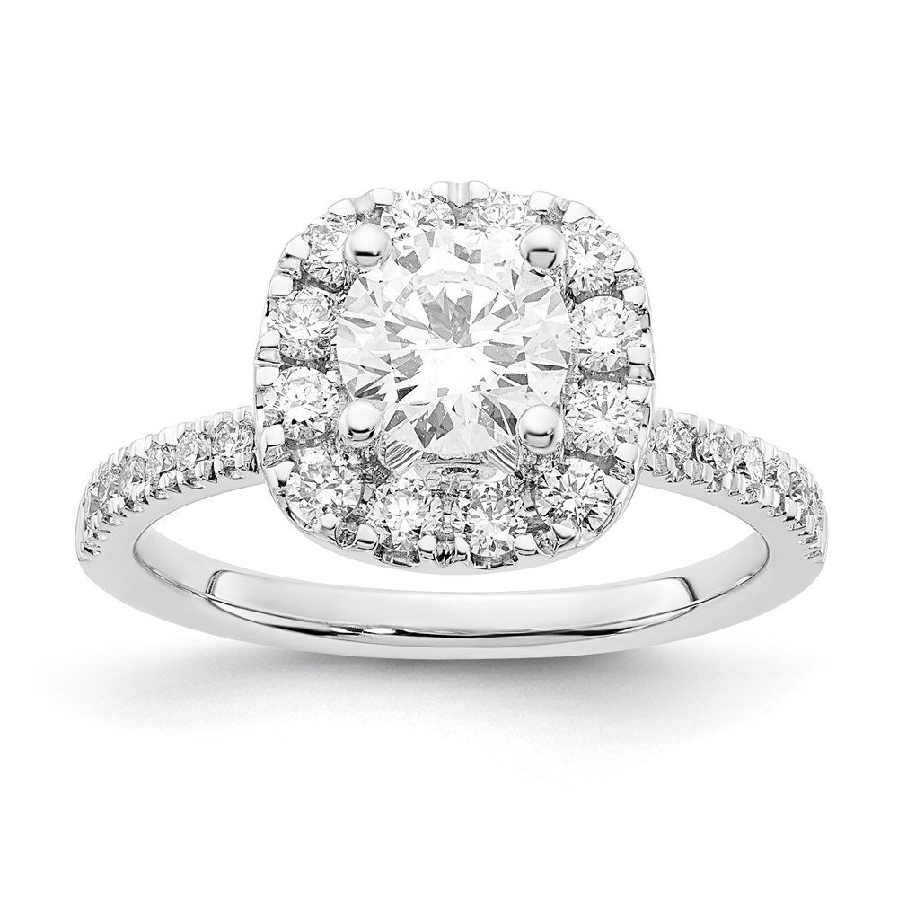 14kw Certified VS DEF Plus Lab Grown Complete Engagement Ring