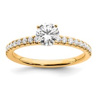 14ky Lab Grown Diamond VS/SI FGH Complete Engagement Ring