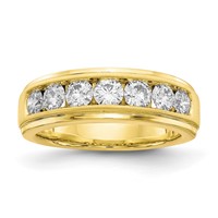 10K Lab Grown Diamond, VS/SI GH, Men's Ring