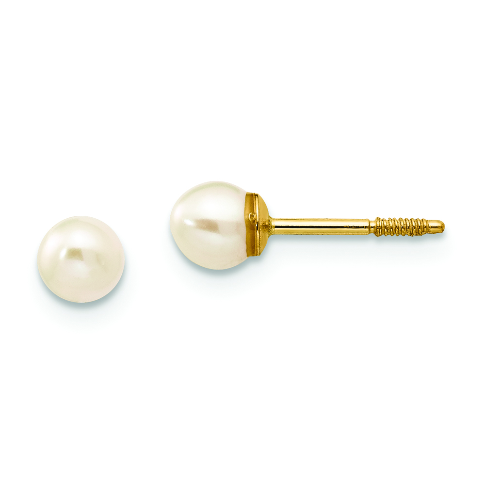 14k Madi K FW Cultured Pearl Earrings - Unclaimed Diamonds