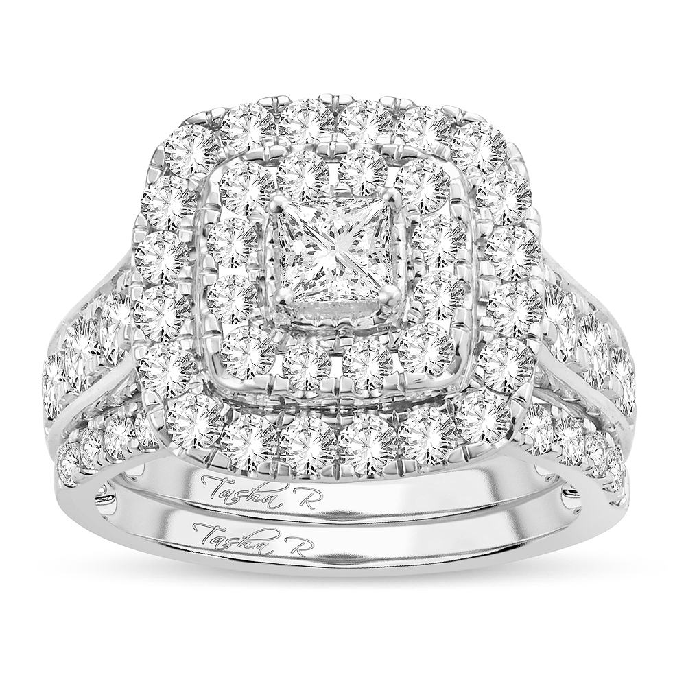 14K 2.00CT Diamond BRIDAL RING - Unclaimed Diamonds