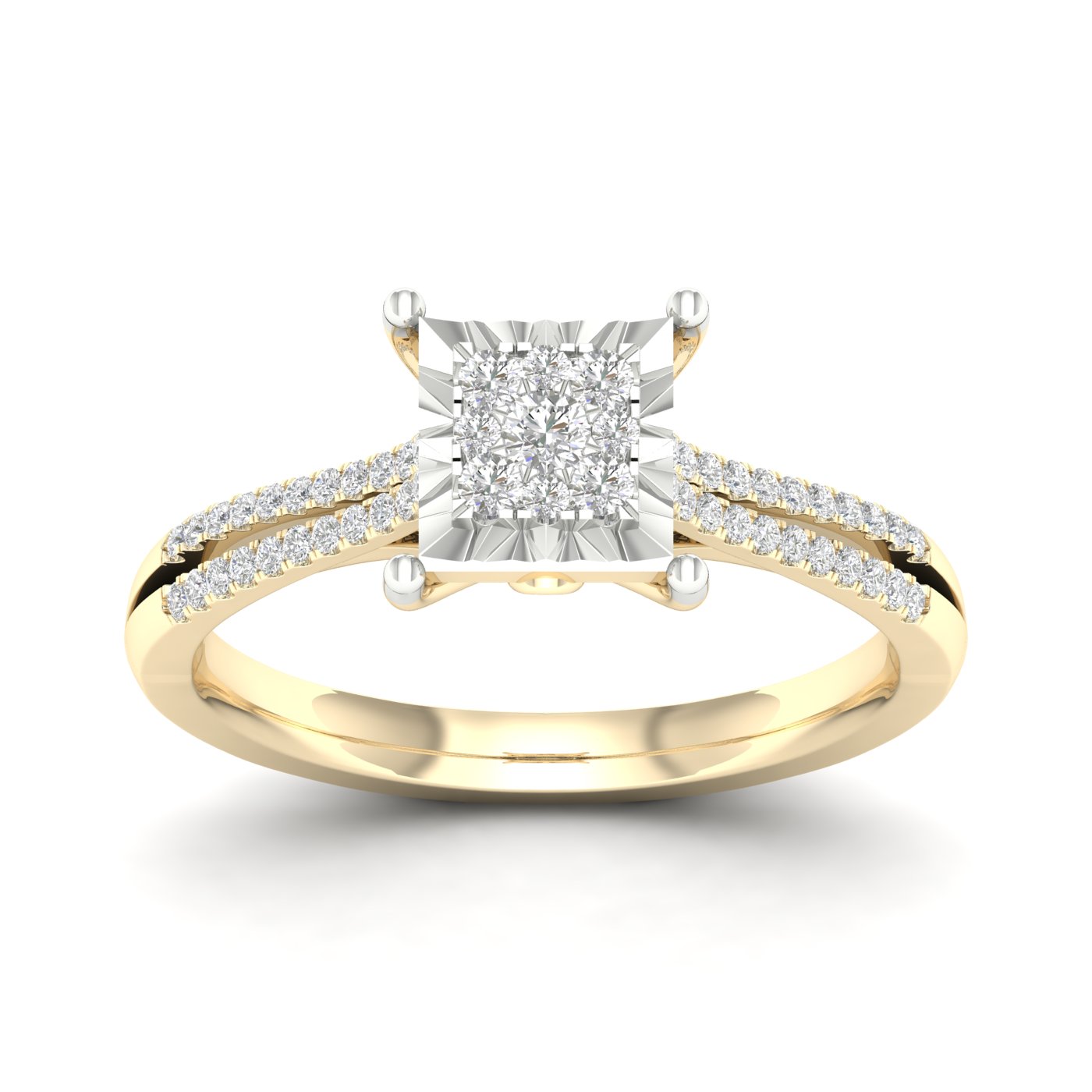 10K 0.25ct Diamond Ring - Unclaimed Diamonds