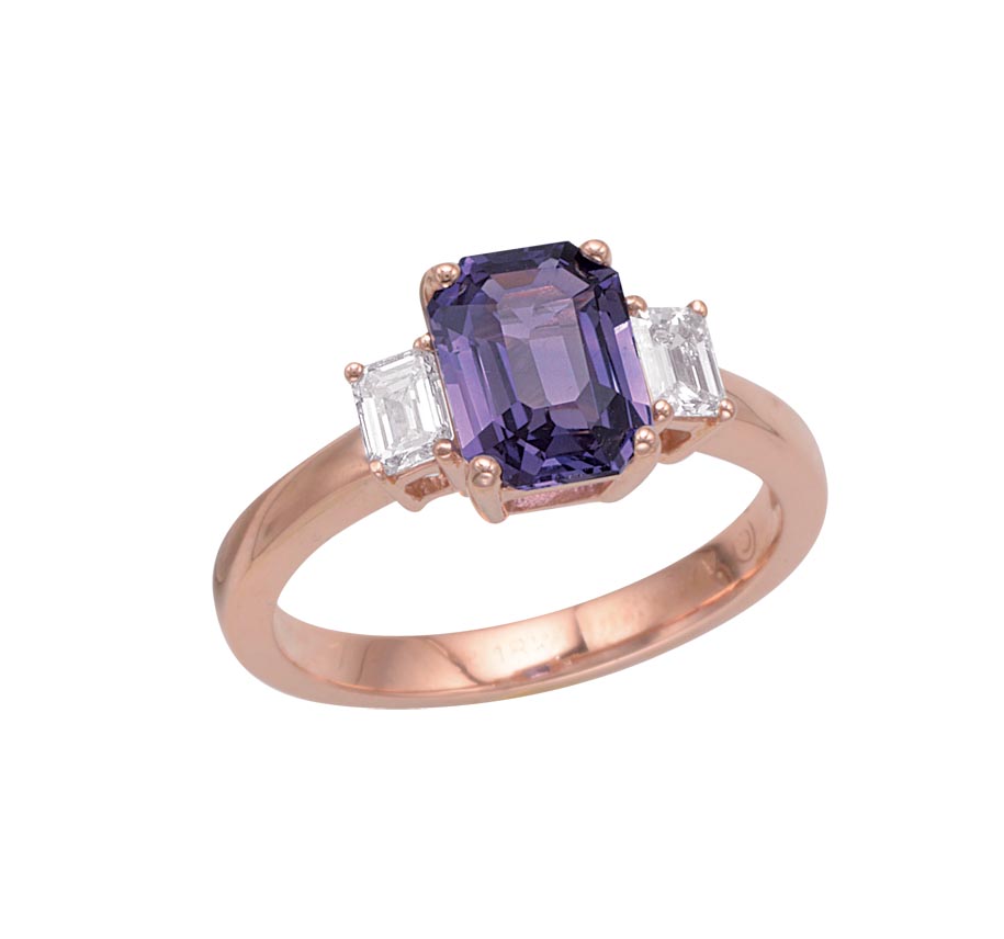 View GIA Certified NATURAL Color-Changing Sapphire Ring