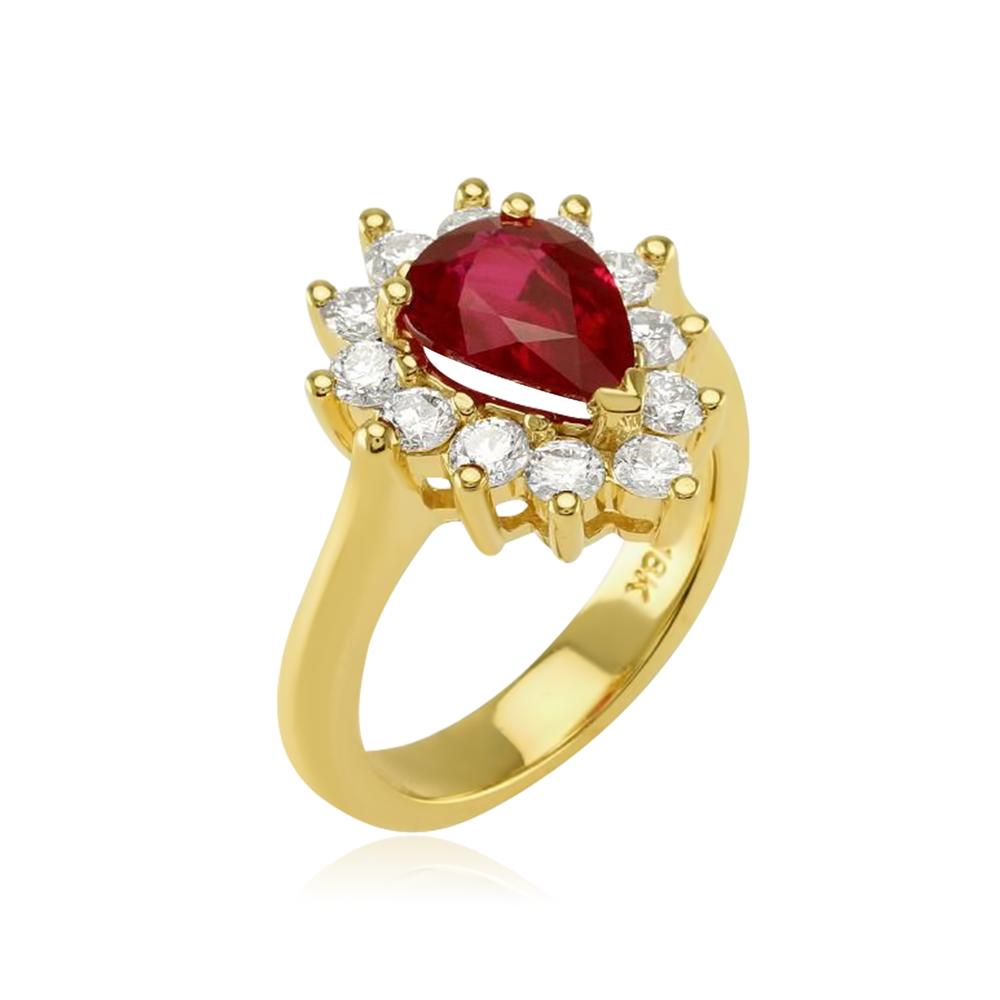 View GIA Certified UNHEATED Ruby Ring