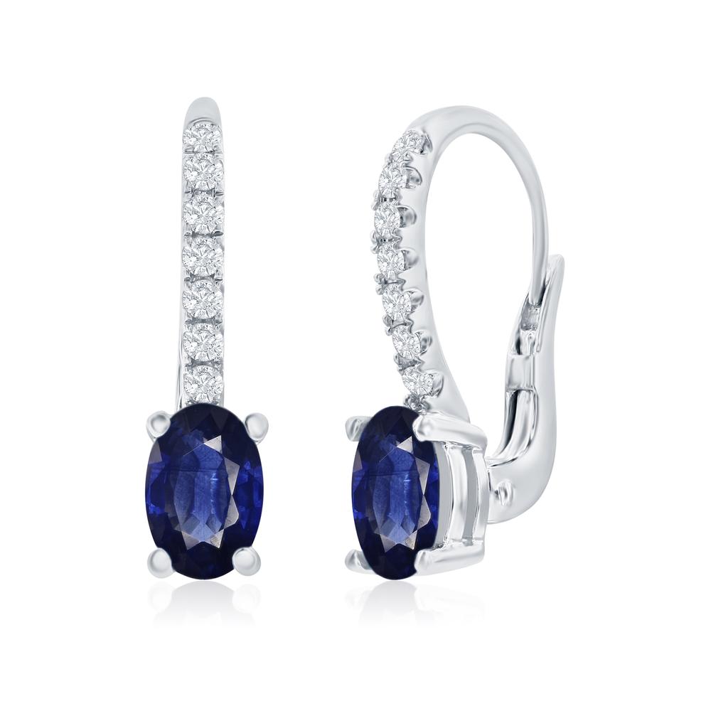 View Sapphire Drop Earrings
