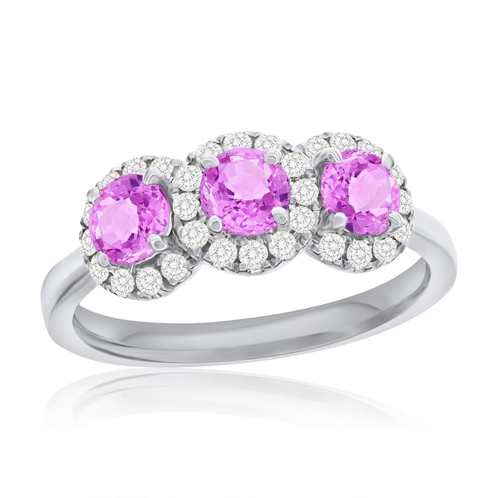 View Pink Sapphire Band