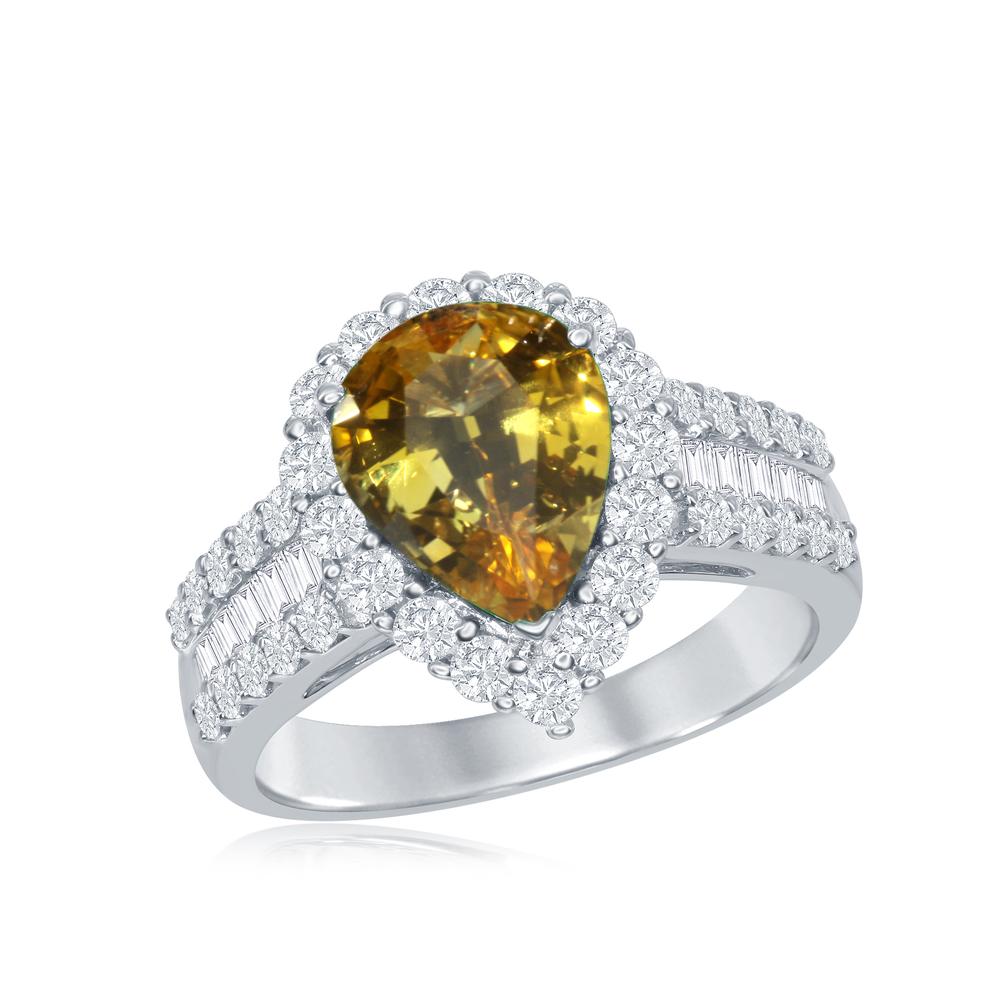 View GIA Certified Yellow Sapphire Ring