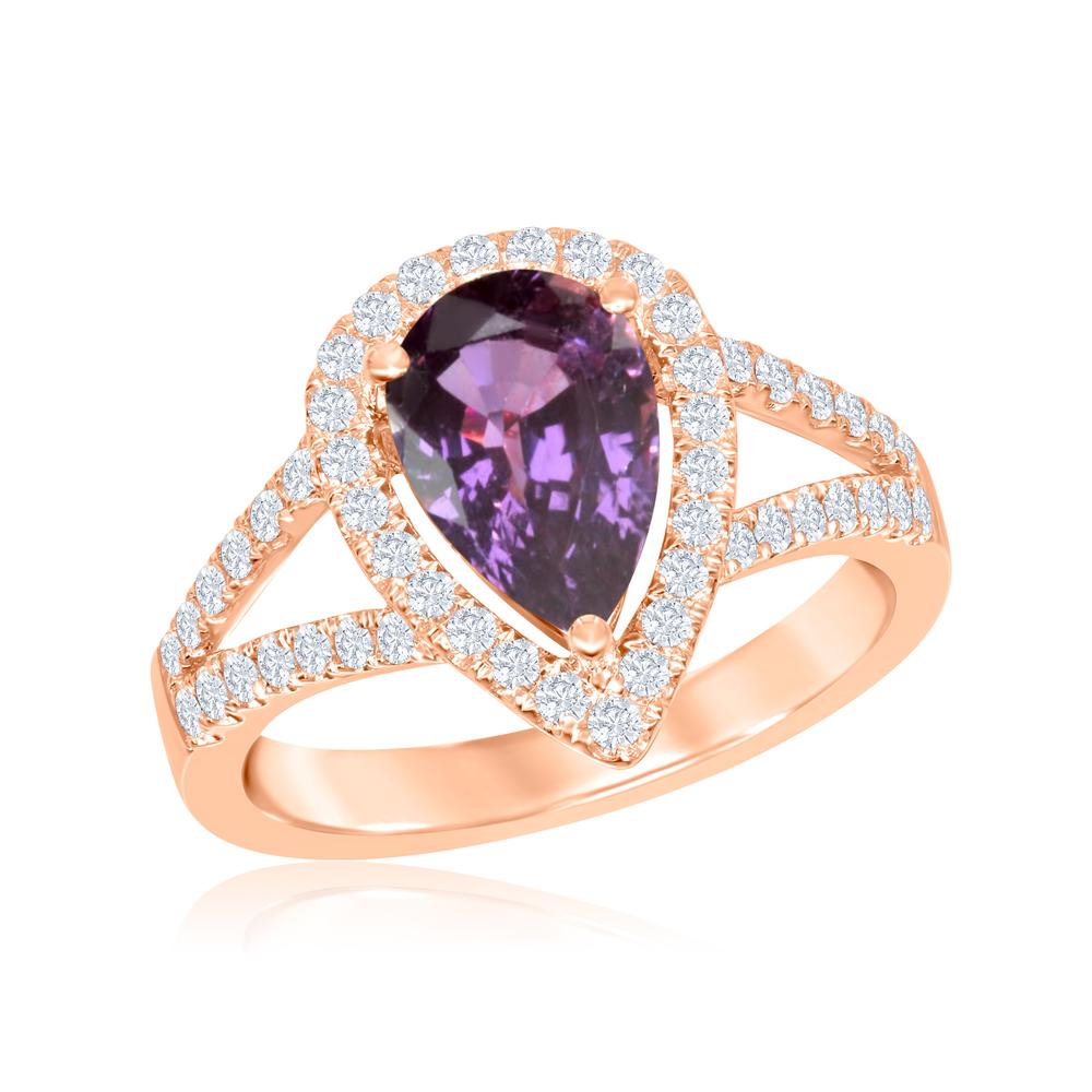 View GIA Certified Purple-Pink Sapphire