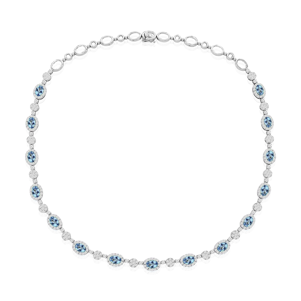 View Aquamarine Necklace