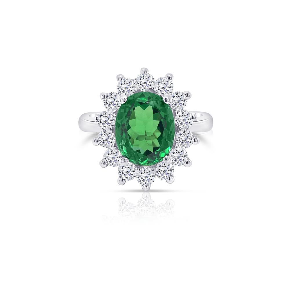 View GIA Certified Tsavorite Garnet Ring