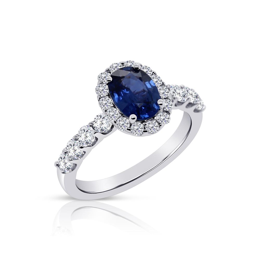 View Sapphire Engagement Ring