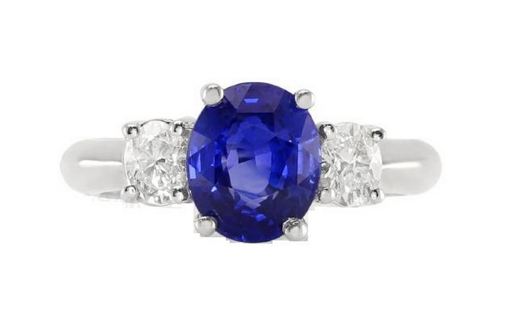 View GIA Certified UNHEATED Sapphire Ring