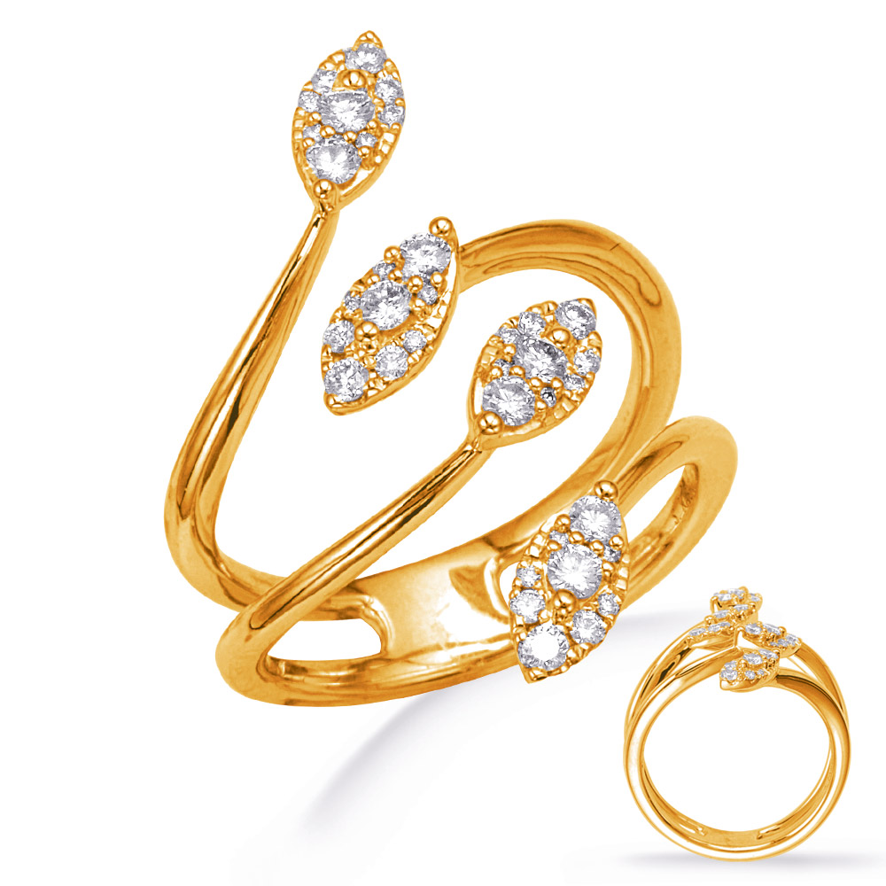 Stylish Tangled Glimmer Diamond Ring for Girls Under 15K - Candere by  Kalyan Jewellers