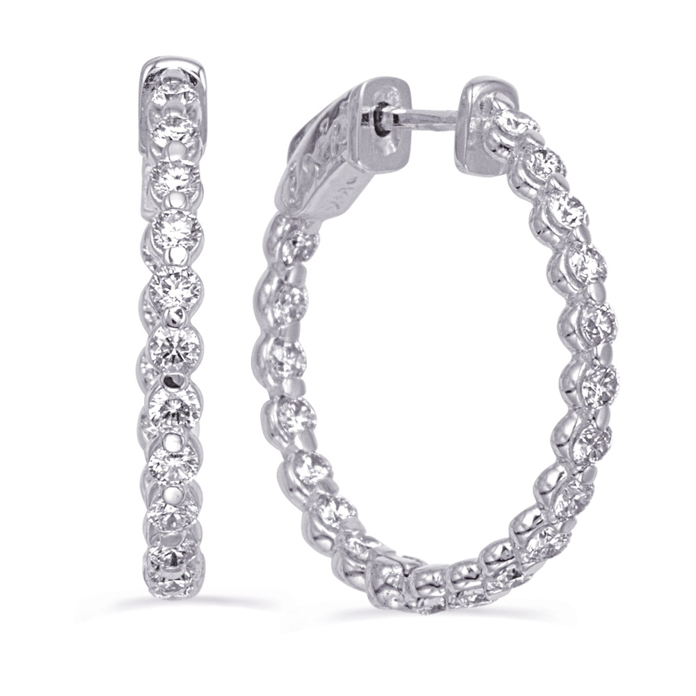 Securehinge Share Prong Earring 1 Inch - Unclaimed Diamonds